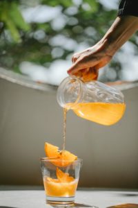 Boisson fermentée orange